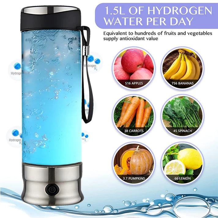 OxyH2O™- Hydrogen Water Bottle